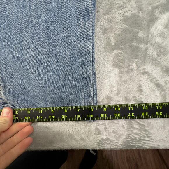 Distressed Ariat M5 Straight Fit Straight Leg Denim Jeans Size 31/36 - Picture 7 of 8